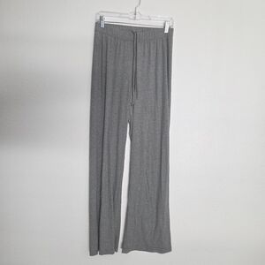 Skims Gray Ribbed Pants Size Small Lounge Slinky Knit